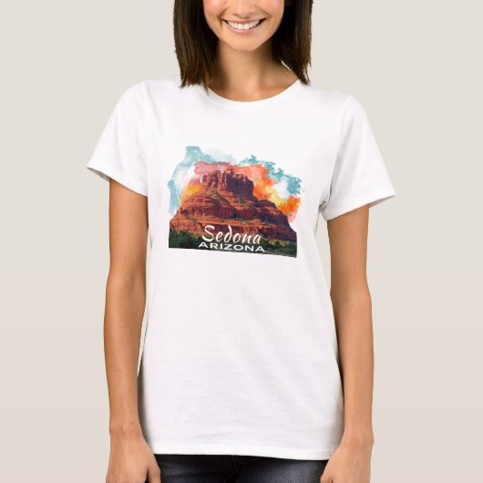 Sedona Arizona Bell Rock T-shirt (Voorkant)