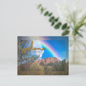 Sedona, Arizona - Bergregenbooglandschap Briefkaart (Staand voorkant)