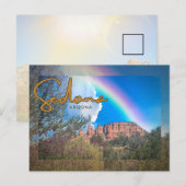 Sedona, Arizona - Bergregenbooglandschap Briefkaart (Voorkant / Achterkant)