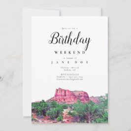 Sedona Arizona Birthday Weekend Kaart