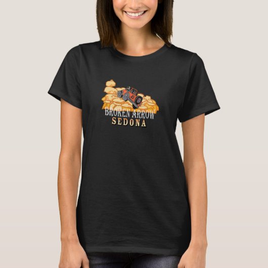 Sedona Arizona brak de pijldruk uit en reed vier u T-shirt (Voorkant)