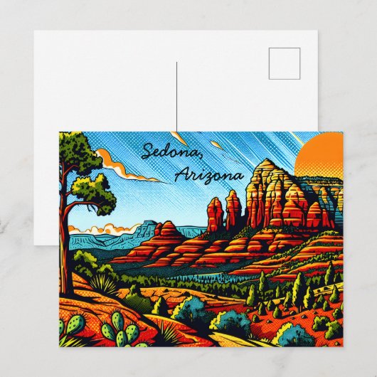 Sedona, Arizona Briefkaart (Voorkant / Achterkant)