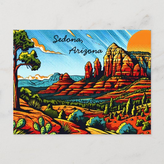 Sedona, Arizona Briefkaart (Voorkant)