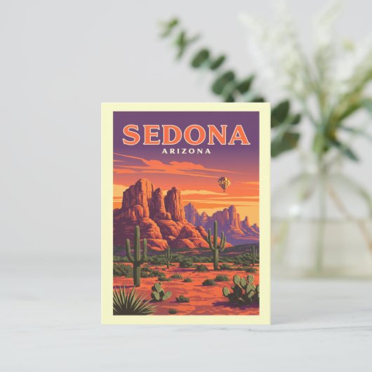  Sedona Arizona Briefkaart (Staand voorkant)