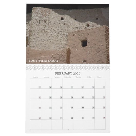 SEDONA ARIZONA CALENDAR KALENDER (Feb 2026)