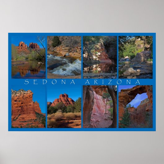 Sedona Arizona Collage Poster (Voorkant)