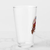 Sedona Arizona Colorful Travel Badge Glas (Rechts)