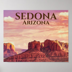Sedona Arizona Desert Foto Landschap Poster