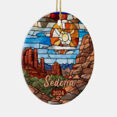 Sedona Arizona Desert Keramisch Ornament (Rechts)