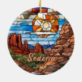 Sedona Arizona Desert Keramisch Ornament (Achterkant)
