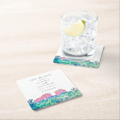 Sedona Arizona Desert Mountain slaat de datum op Kartonnen Onderzetters (Insitu)