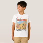 Sedona Arizona Desert T-shirt, jongens T-shirt (Voorkant volledig)
