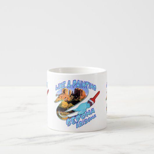 Sedona Arizona Espresso Kop (Voorkant)