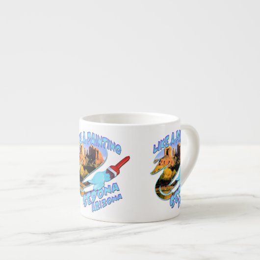 Sedona Arizona Espresso Kop (Voorkant rechts)