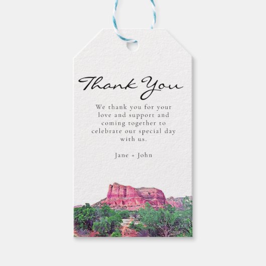 Sedona Arizona Gift Label Cadeaulabel (Voorkant)