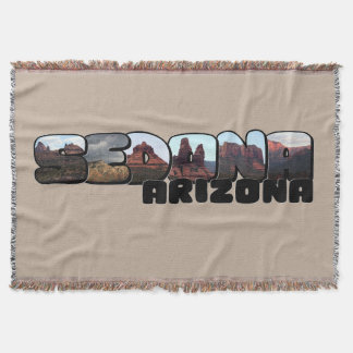 Sedona Arizona Grote Letter - Bergzicht Deken