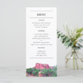 Sedona Arizona Het menu Opvang van gebergte (Staand voorkant)