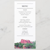 Sedona Arizona Het menu Opvang van gebergte (Voorkant)