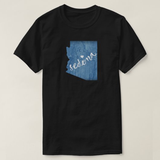 Sedona Arizona houtnerf T-shirt (Design voorkant)