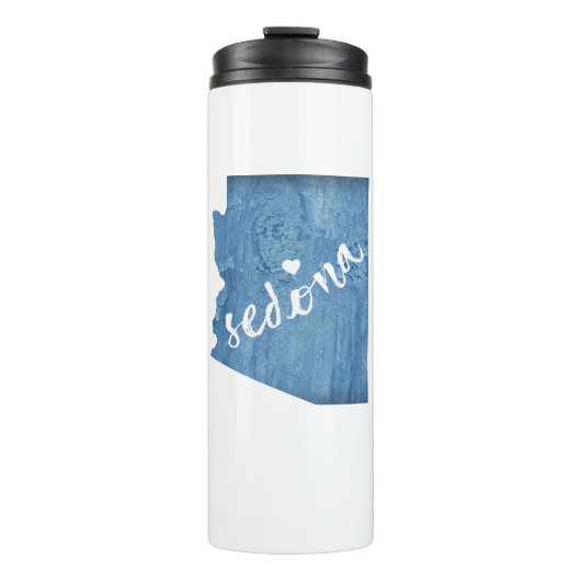 Sedona Arizona houtnerf Thermosbeker (Voorkant)