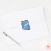 Sedona Arizona houtnerf Vierkante Sticker (Envelop)