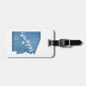 Sedona Arizona Houtstructuur Bagagelabel (Voorkant horizontaal)