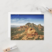 Sedona, Arizona Kaart (Voorkant / Achterkant in situ)