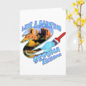 Sedona Arizona Kaart (Gele Bloem)