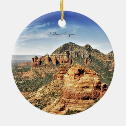 Sedona, Arizona Keramisch Ornament (Achterkant)