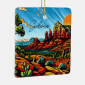Sedona, Arizona Kerstmis Keramisch Ornament (Rechts)