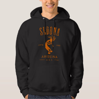Sedona Arizona Kokopelli Souvenir Distress Desig Hoodie