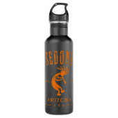 Sedona Arizona Kokopelli Souvenir Distress Desig Waterfles (Voorkant)