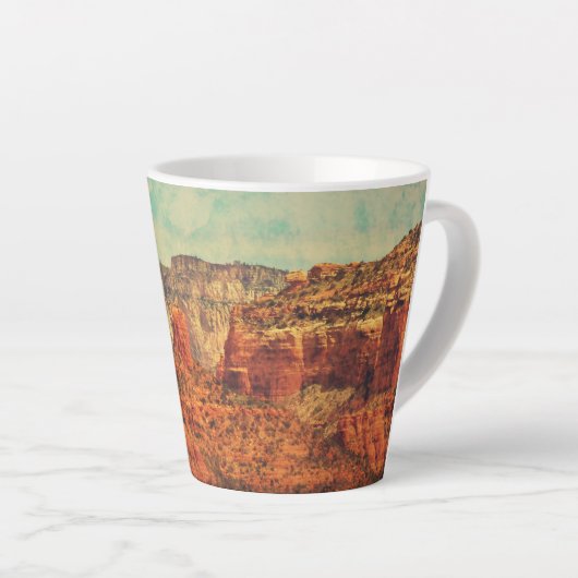 Sedona Arizona Latte Mok (Rechterhoek)