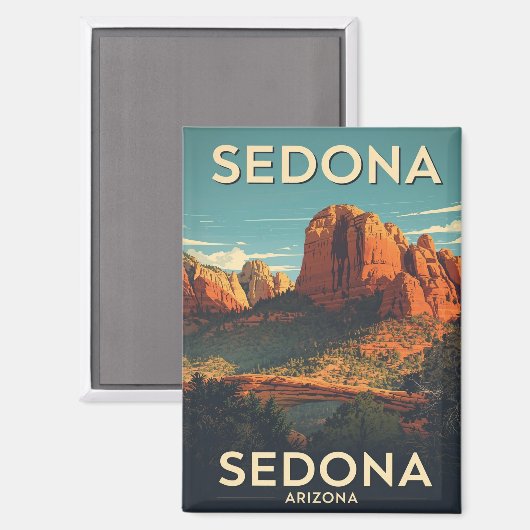 Sedona Arizona Magneet (Voorkant / Achterkant)