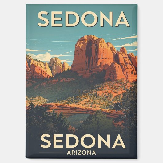 Sedona Arizona Magneet (Voorkant)