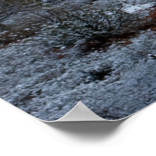 Sedona Arizona met sneeuw 2789 Poster (Hoek)