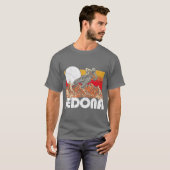 Sedona Arizona Mountain Biking Retro 80s T-shirt (Voorkant volledig)