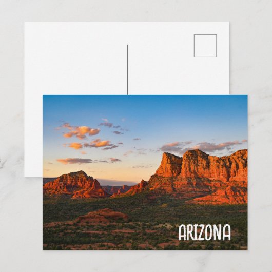 Sedona Arizona Mountains Briefkaart (Voorkant / Achterkant)