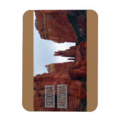 Sedona Arizona Mountains Travel Poster Magneet (Verticaal)