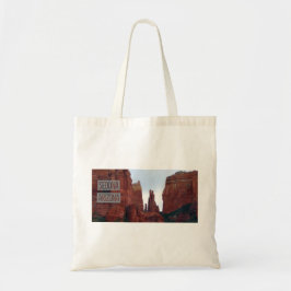 Sedona Arizona Mountains Travel Poster Tote Bag