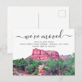 Sedona Arizona Moving Announcement Briefkaart (Voorkant / Achterkant)