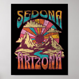 Sedona Arizona Natuur Wandelbergen Buitenleven Vi Poster