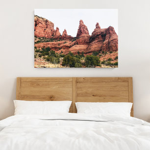Sedona Arizona opgespannen canvasprint Canvas Afdruk