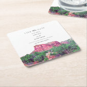 Sedona Arizona Paper Onderzetter Save the Date (Schuin)