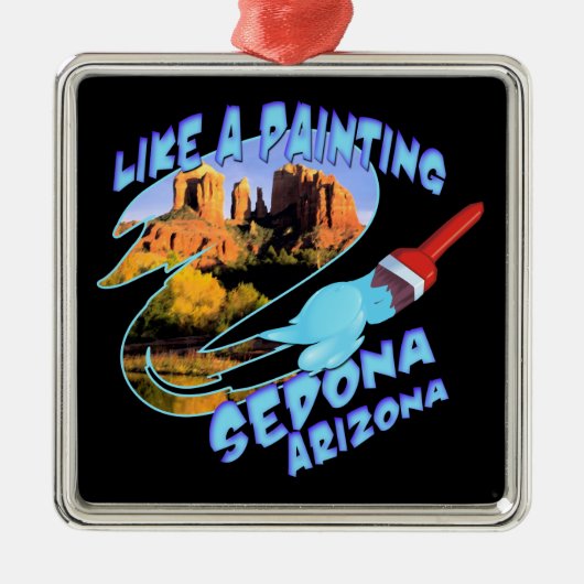 Sedona Arizona Pendant Ornament (Voorkant)