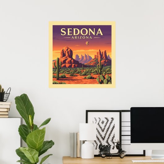  Sedona Arizona Poster (Thuiskantoor)
