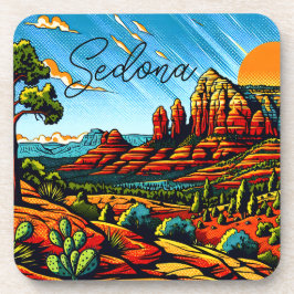 Sedona, Arizona Red Canyon Bier Onderzetter