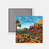 Sedona, Arizona Red Canyon Magneet (Voorkant / Achterkant)