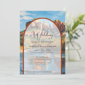 Sedona Arizona Red Rock Cathedral Kaart (Staand voorkant)