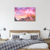 SEDONA ARIZONA Red Rock Sunset Canvas Afdruk (Insitu (Slaapkamer))